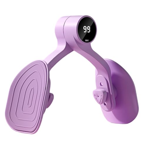 Beckenboden-Übung – Pelvic Floor Trainer für Frauen | Übung des inneren Oberschenkels | Oberschenkeltrainingsgerät | Fitness-Gym mit ovalen Krümmungspaneelen für J-Raum