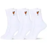 MKLG Aperol Fan Socken mit Stickerei Geschenk, Lustiges Socken Geschenk für Aperol Party Liebhaber 38-42 Einheitsgröße für Frauen, Männer oder Freunde