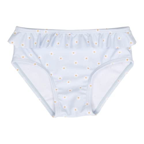 Little Dutch CL31081140 Badehose mit Rüschen - Daisies blau (Gr. 74/80)