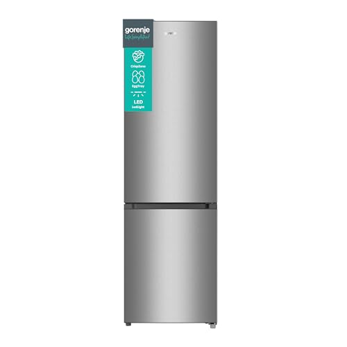 Gorenje RK 4182 PS4 Kühl-Gefrier-Kombination/ Höhe 180 cm/ Kühlen 198 L/ Gefrieren 66 L/ LED Beleuchtung, Edelstahl- Look