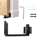 Schiebetür-Bodenführung,Schiebetür-Bodenführung | Flexible Tretlager-Bodenführungen | Einzelrad-Bodenschiene für Scheunentore, Rollen-Hardware-Kit für alle Scheunentore