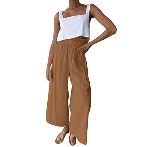 Damenhose, erweiterbare Taille, Bauhose, Motorrad-Jogginghose, lockere Shorts, öffentlich, trendig, Schwimmen, hohe Taille, khaki, XL