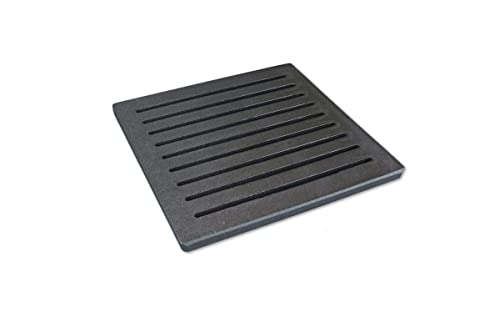 GRILLROSTPROFI Ascherost - Feuerrost - Kohlerost - Kaminrost in Premium-Qualität- Gusseisen, 22 x 22 cm für SPARTHERM