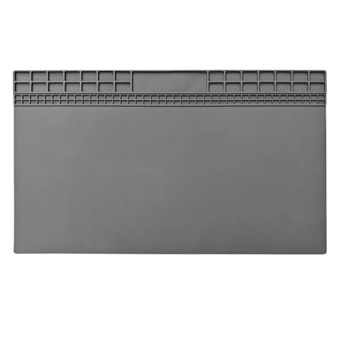 LCUHAVA Lötmatte Antistatische Reparatur matte Antistatik Matte for Computer 60 x 35 CM Arbeitsmatte Silikonmatte Soldering Mat 500℃ Hitzebeständige für Elektronik, Löten, Telefon, iPad, Uhren