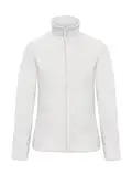 B&C: Ladies` Micro Fleece Full Zip ID.501 Women FWI51, Größe:S;Farbe:White