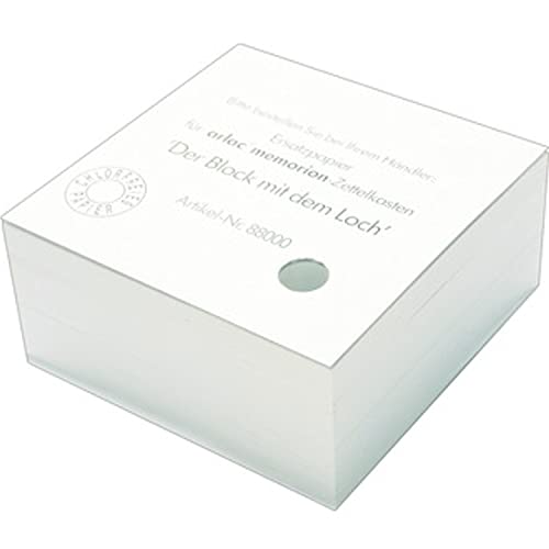 Arlac memorion Ersatzeinlagen/880.00 98x98x70 mm weiß Papier Inh.600