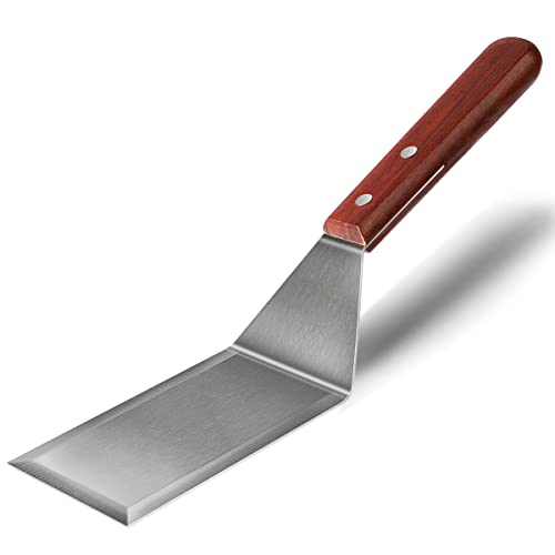 KLAQQED Pfannenwender, Pfannenwender Edelstahl, Grillspachtel Grillwender Pfannenwender Metall Küchenspachtel Grillspachtel Edelstahl Spatula, Küchenhelfer Küchenutensilien Küchengeräte Kitchen Gadget