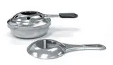 HENDI Fondue Brenner, für Brennpasten, Fondueanzünder, Pastenbrenner, geeignet für Fondue-Brenner Brennpaste, ø90mm, 2 Stück, Edelstahl