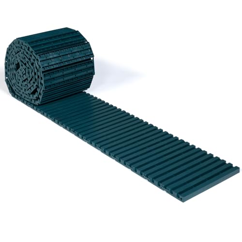 IDMarket - Gehweg, 5 m, ausrollbar, aus Kunststoff, Grün, für den Garten
