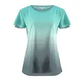 Pullover Damen Glitzer Shirt Kurzarm Oberteile Schön Glänzend Pailletten Tops Tshirt Elegant Festlich Damenbluse Mode Abend Party Wedding Glitzertop Bluse Tunika t Shirt Damen Weihnachten