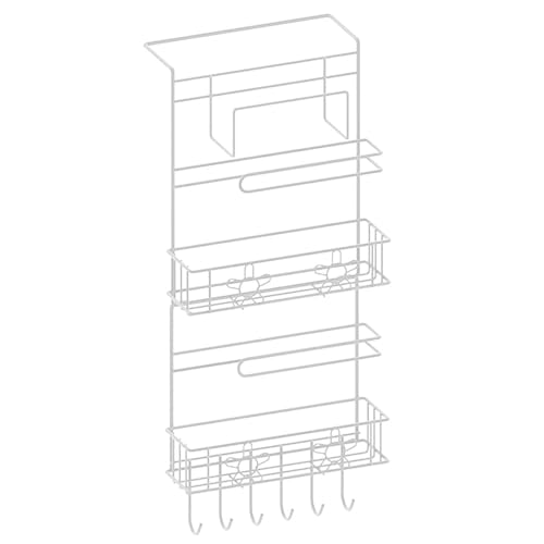 Frdun Kühlschrank Organizer Rack mit Papierhandtuchhalter Regal Aufbewahrung für Kühlschrank Waschmaschine