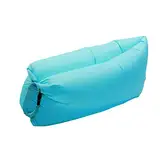 Surwin Wasserdichtes Aufblasbares Sofa,Tragbares Luft Sofa Aufblasbare, Air Lounger, Luftsofa Luftsack Für Outdoor, Strand, Party,Reisen,Gadgets (Himmelblau,200x70cm)