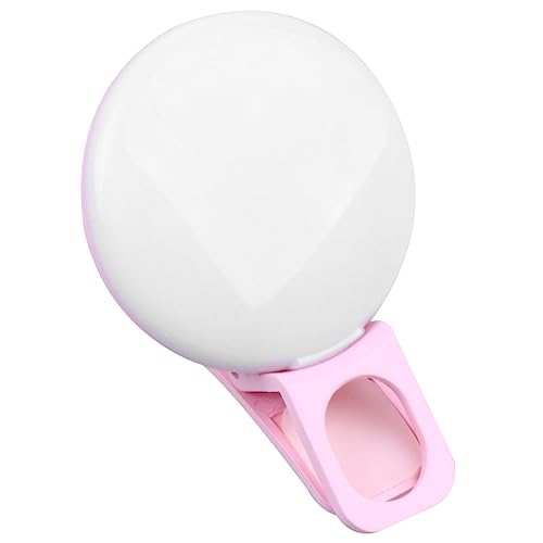 NUOBESTY LED Selfie Ringlampe Mit Clip Universelle Mini Füllleuchte Für Smartphone Laptop Lichtmodi Ergänzungslicht Für Make Up Videokonferenzen