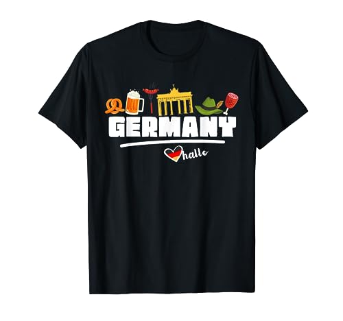 I Love Germany Quote Deutschland Travel Gifts For Men T-Shirt