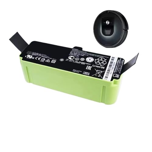 Zhyepou 6500 mAh Lithium-Ionen-Akku. Kompatibel mit IRobot Roomba Cleaner 900 800 700 600 Series 960 980 981 965 895 695 692 690 680 675 890 860(7800mAh)