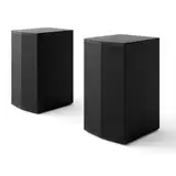 LG SPT8-S Rücklautsprecher-Set, Rücklautsprecher-Set für Soundbars, 100 W Leistung und 2,0 Kanäle, leistungsstarker und Surround-Sound, platzsparendes Design, Schwarz