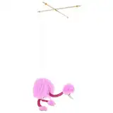 Toyvian Vogelfiguren Spielzeuge Puppen Kunsthandwerk Vogelpuppe mit Schnüren Zugschnurpuppe Flamingo-npuppe Plüsch n Flamingo-Spielzeug lustige n Leistungsrequisiten Tier Marionette