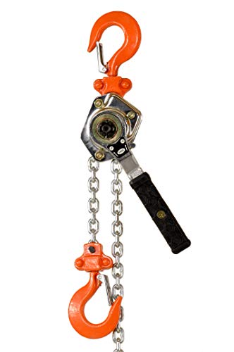 Pro-Lift-Werkzeuge 250kg Kettenzug mit Arm 0,9 m Hubhöhe Ratschenzug Hebezug Hebelzug Kranzug 250 kg Kran Kette Hebel 0,25 t