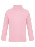 iEFiEL Mädchen Kinder Thermounterwäsche Langarmshirt Rundhalskragen Thermohemd Innenfleece Unterhemd Unterwäsche Rosa 134-140