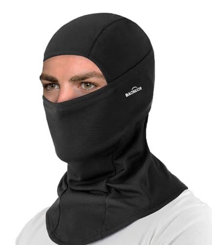 BAONUOR Sturmhaube Herbst Winter Balaclava Warme Skimaske, Winddichte Gesichtshaube Fahrrad Sturmmaske, Atmungsaktiv Gesichtsmaske für Radfahren, Motorrad Snowboarden, Skifahren, Damen/Herren