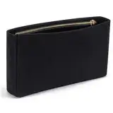 HyFanStr Handtaschen Organizer, Taschenorganizer Shopper, Tasche Organizer, Bag Organizer mit Reißverschlusstasche, Innentaschen für Handtaschen, Black, Klein