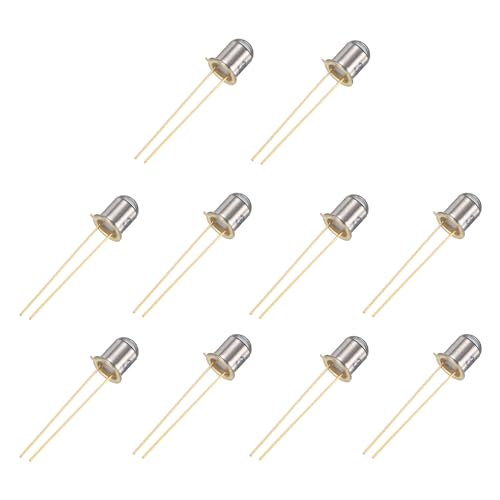 PATIKIL 5mm Fotodiode 10 Pack Foto Transistoren Fotodioden Lichtempfindliche Dioden Sensoren Rundes Objektiv für Elektronik Projekt