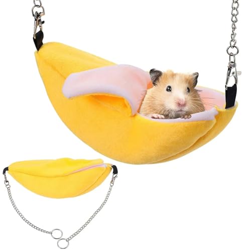 WUSJCOF 1-Teiliges Kleintiere Dschungel hängen Käfig Spielzeug Hängematte, Haustier Hängematte Schaukel Spielzeug Set für Hamster Meerschweinchen Chinchilla Vogel Eichhörnchen Kaninchen