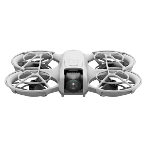 DJI Neo, mini dron con cámara 4K UHD para adultos, 135 g dron que te sigue, despega desde la mano, seguimiento de objetivos por IA, QuickShots, vídeo estabilizado (sin control remoto)