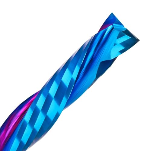 CNC-Fräser-Fräser mit UP-DOWN-Schnitt, 3,175–10 mm Schaft, Hartmetall, zwei Schneiden, Hartmetall-Fräswerkzeug, Schaftfräser, 1 Stück(8x42x90mm)