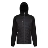 Regatta - Navigate Hybridjacke für Herren (L) (Schwarz/Mittelgrau)