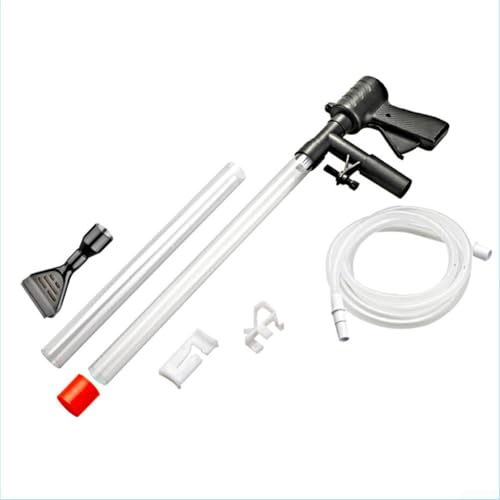 Pneumatischer Sandreiniger und praktischer Aquarium-Wasseraustauscher für mühelose Pflege des Aquariums