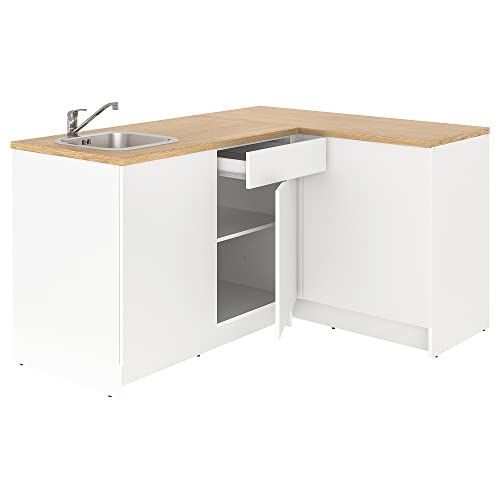 IKEA KNOXHULT Eckküche, 183 x 122 x 91 cm, Weiß