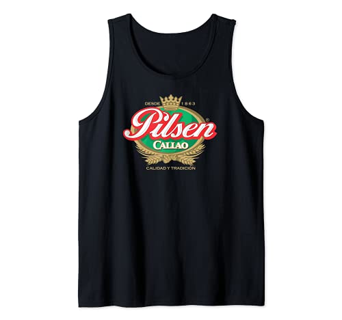 Peruanisches Restaurant Pilsen Callao Bier Marca Peru Fußball Tank Top