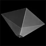 Luckxing 3D Handy Hologramm Pyramide Projektor Folie 3D Hologramm Projektor Pyramide, 3D Holographic Display Stands Projektor, 3D Holographic Display Stands Projektor Für jedes Smartphone