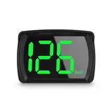 AMHVMU Y03 Car HUD Auto Head Up Display GPS Digital Speedometer with LED Large Font Display Geeignet für alle Fahrzeuge (inklusive Datenkabel, KM) Plug and Play