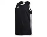 adidas Unisex Kinder 3g Spee Rev Basketball rmelloses Hemd, Schwarz-weiss, 12 Jahre EU