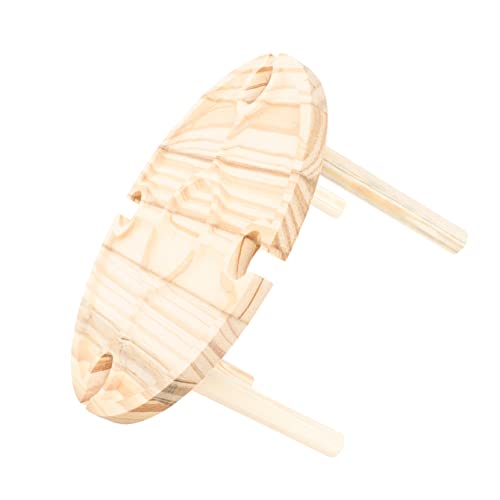 BESTonZON Holztisch für Picknick und Wein Tragbarer Outdoor Weintisch mit Runden Beinen für Garten Camping und Strand Weinglasregal