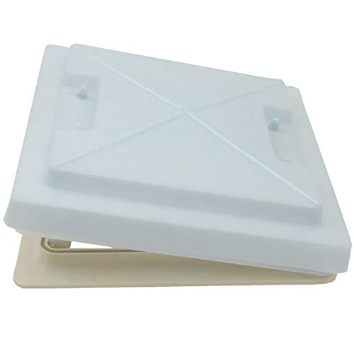 MPK Dachluke Dachfenster Dachhaube 28 x 28 cm Wohnwagen Wohnmobil Caravan für Dachstärken von 46-72 mm