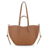 GSenhui Handtasche Klein Tote Bag Damen Weiche Leder Henkeltaschen Klein Tragetasche Damen Handbags Retro Schultertasche Braun Taschen für Einkaufen Reisen