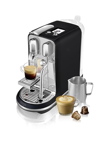 Nespresso SNE800 the Creatista Plus Kaffeekapselmaschine von Sage,Matt-Schwarz