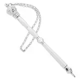 OUNONA Geschenkwerkzeuge Schriftstellenhinweis Silber Handzeiger Lesezubehör religiöse Lesefinger Mizwa Buchmarker Zeiger jüdisch Bibelzeiger Anhänger Kette Zinklegierung Silver