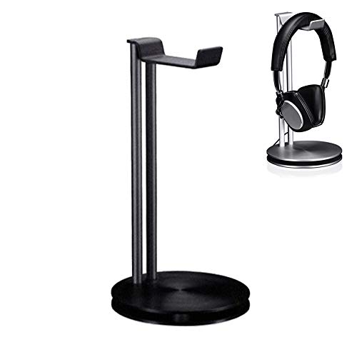 Kopfhörerständer Headset Halter - - Universal Aluminium Gaming Holder Tisch Display Rack Unterstützung für Alle Kopfhörer,Black