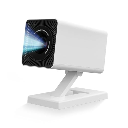 Mini Beamer 4K Mini Projektor WiFi6 und Bluetooth 5.0,150 ANSI Lumen Tragbarer Videoprojektor, Automatische Vertikale Korrektur und 130 Zoll, Heimkino Smart Beamer Kompatibel mit Telefon/PC/HDMI USB