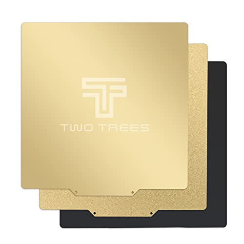 Twotrees Doppelseitige Texturiertes und Glattes PEI Bett 220x220mm PEI Blatt Matte für I3 Mega S Anets A8 A6 Robo R2 Magnetisches PEI Bett Federstahl Bauplatte