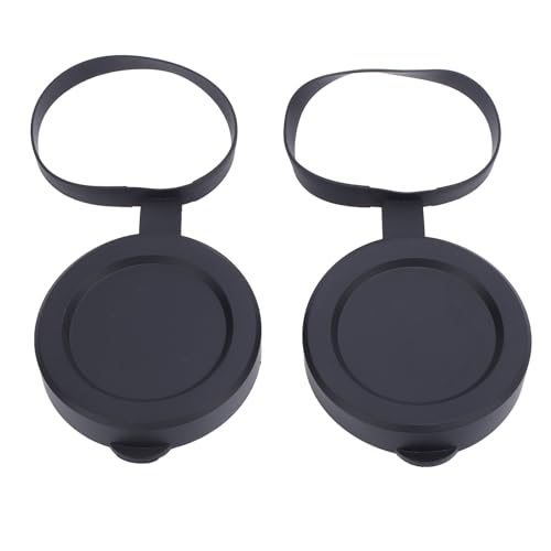 2pcs Objektive Linsenkappen Gummi -Schutz -Snug Fit Teleskop Objektivabdeckung für ID 61 Bis 64 Mm Monokulares Fernglas