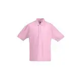 Fruit of the Loom Kids 65/35 Pique Polo #52 Rose/Light Pink - 164