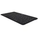 Logitech Keys-to-Go Kabellose Tablet-Tastatur, Bluetooth, iOS-Sondertasten, Ultraleicht & Geräuschlos, 3-Monate Akkulaufzeit, Fürs Tablet und Smartphone, Skandinavisches Layout - Schwarz