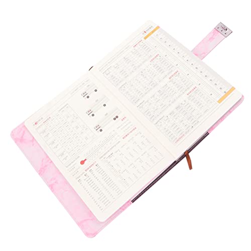 NUOBESTY Notizbuch Tagebuch Notizblock Mit Marmormuster Marmoriertes Sammelalbum Sperren Notizblock Mit Marmorschloss Notizbuch Für Tagebuch Mit Schloss Bleistift Metall Light Grey