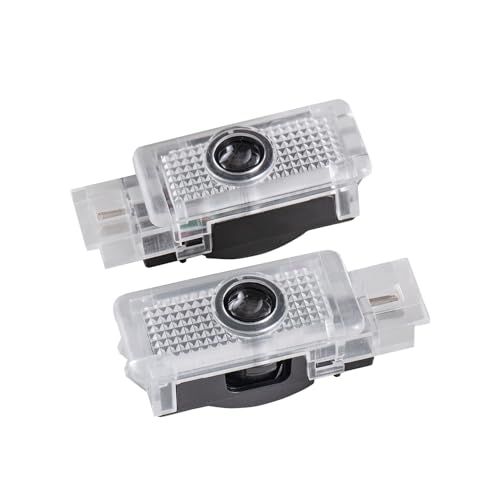 AutoQi Willkommenslicht für Mercedes C-Klasse W203 S203 CLK C208 C209 CLC203 LED Projektor Stern Logo Einstiegsbeleuchtung Laser Türlicht, 2 Stk