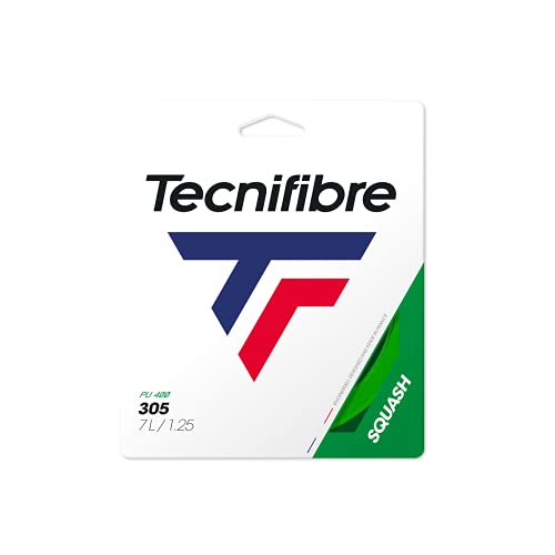 Tecnifibre 305 Squash-Seil, Unisex, Erwachsene, 1,25/12 m, Grün